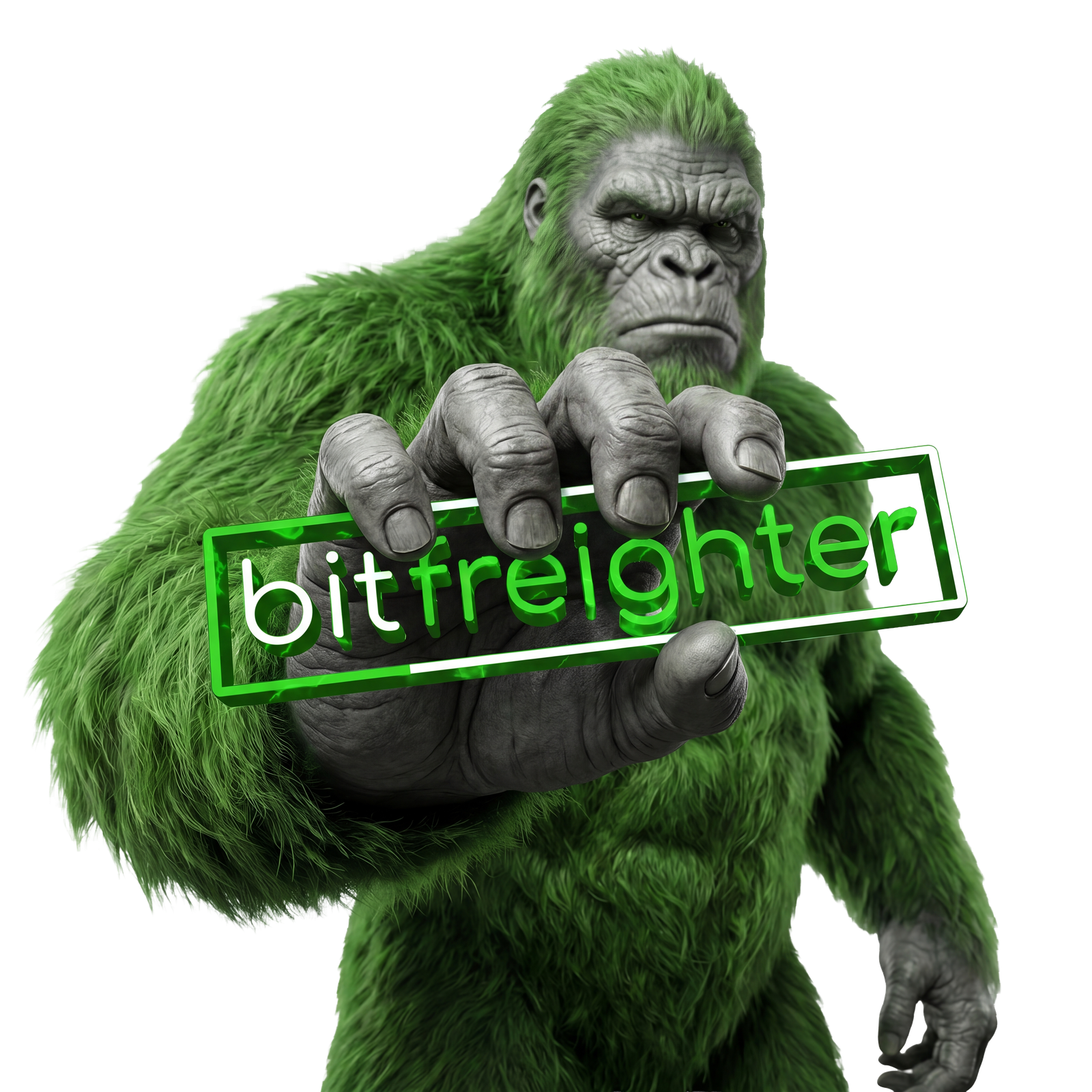 Big Freighto, the Bitfreighter brand mascot